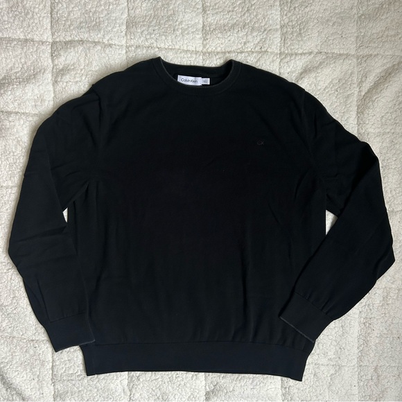 Calvin Klein Other - Calvin Klein Black Crewneck Sweater Timeless Design